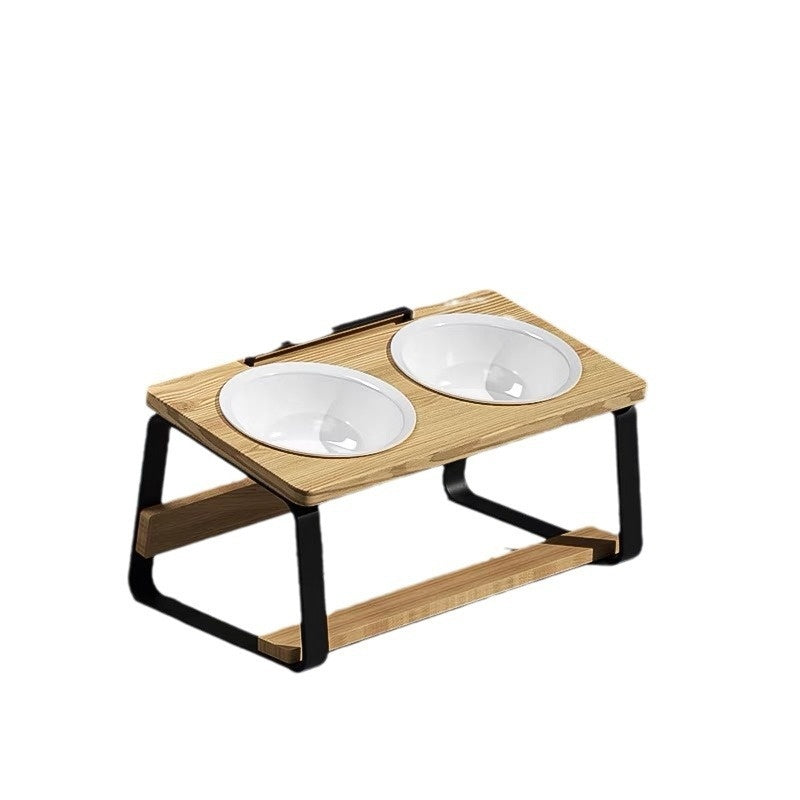 Elevate Your Pet’s Dining Experience with Our Ceramic Double Pet Bowl